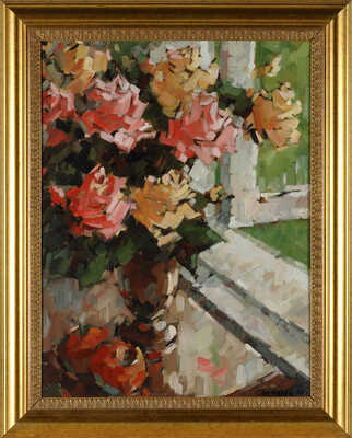 Хрусталёв Сергей Викторович. Розы у окна 